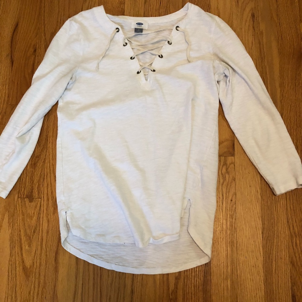 Old Navy Lace Tie Top